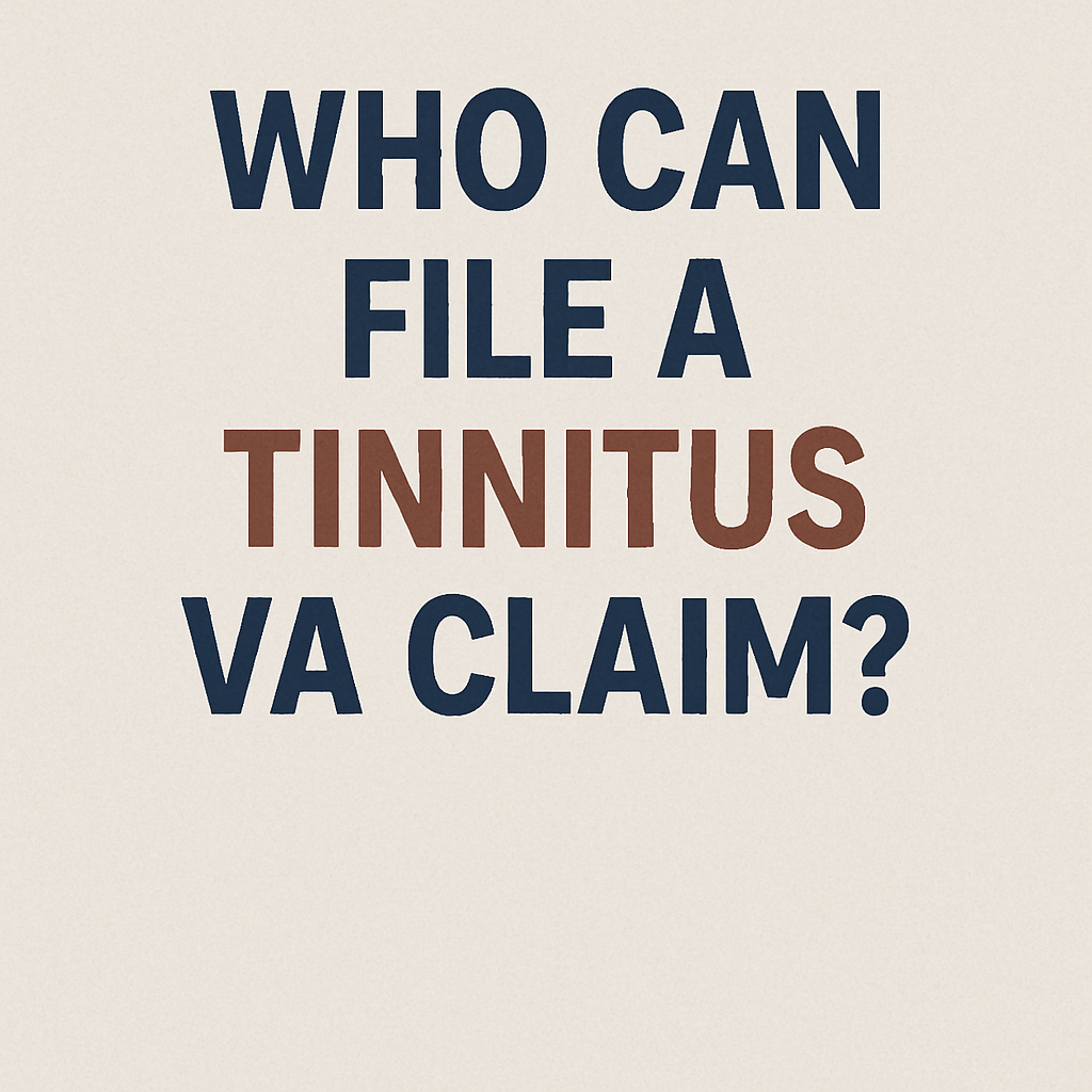 Tinnitus VA Rating